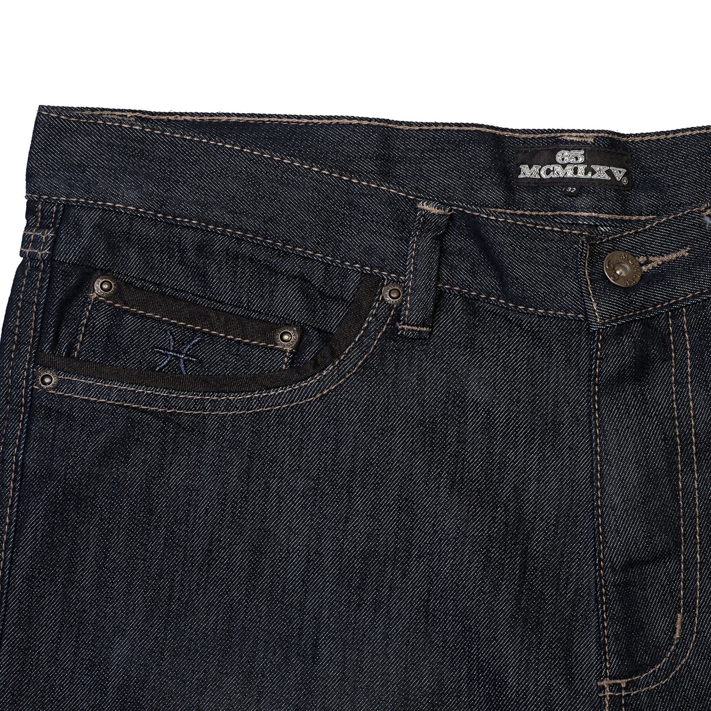 65 McMlxv Men's Premium Denim Dark Wash Jean image 7