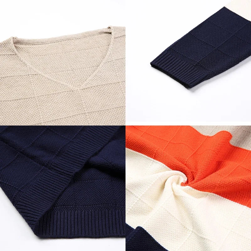 Men's Long Sleeve Slim Sweaters image 4
