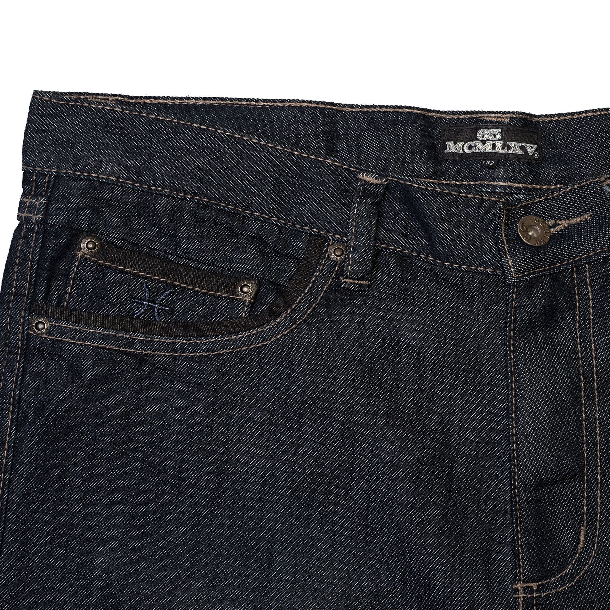 65 McMlxv Men's Premium Denim Dark Wash Jean image 7