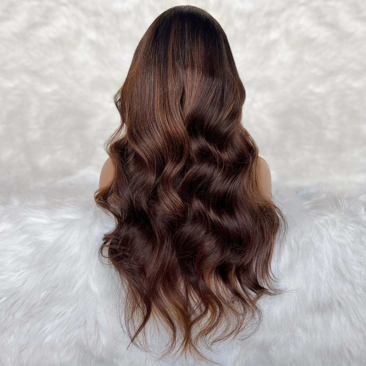 Giselle Glueless 5x5 HD Lace Professionally Colored 100% Human Hair Closure Wig