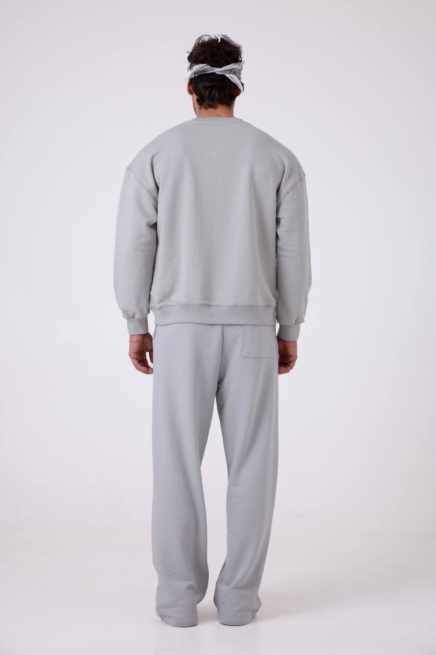 Unisex Baggy Fit Oversize Sweatshirt & Jogger Set - Heavyweight Tracksuit